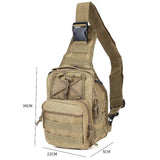 Men's Nylon Chest Pack Camouflage Shoulder Bag