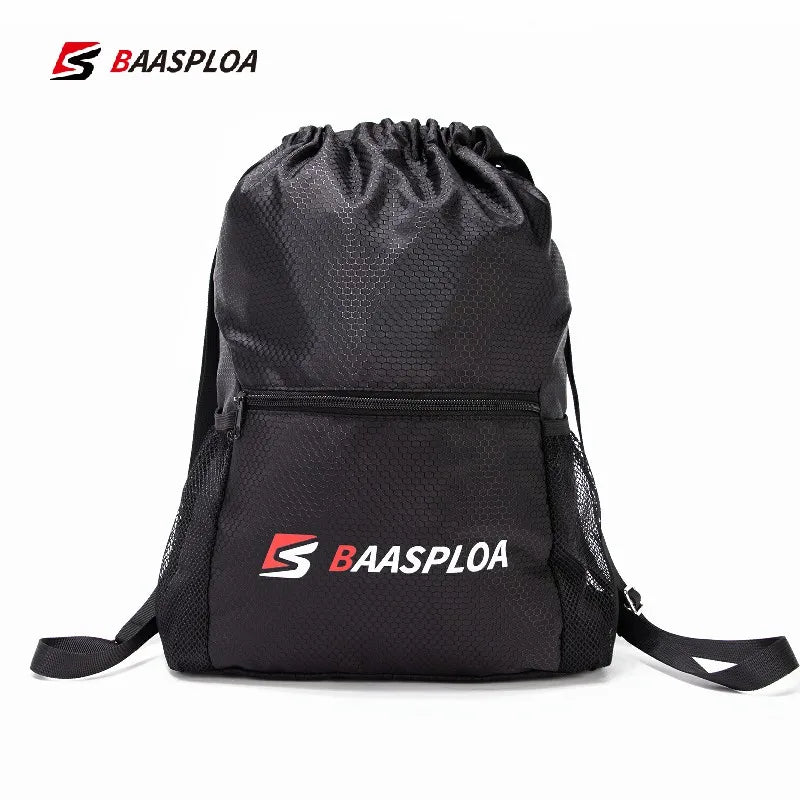 Baasploa Gym Bag Drawstring Backpack High Capacity Outdoor Sports Training