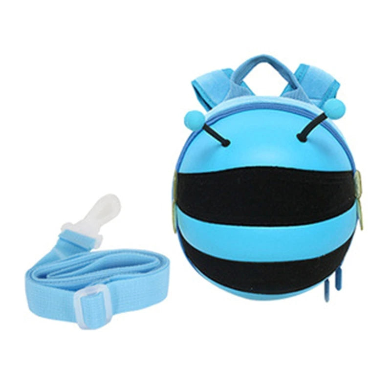 Baby Backpack Anti Lost Toddler Bee Travel Bag with Safety Leash