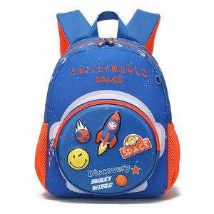 3D Cartoon Kindergarten School Backpack Waterproof Nylon Baby Bag 11 inch