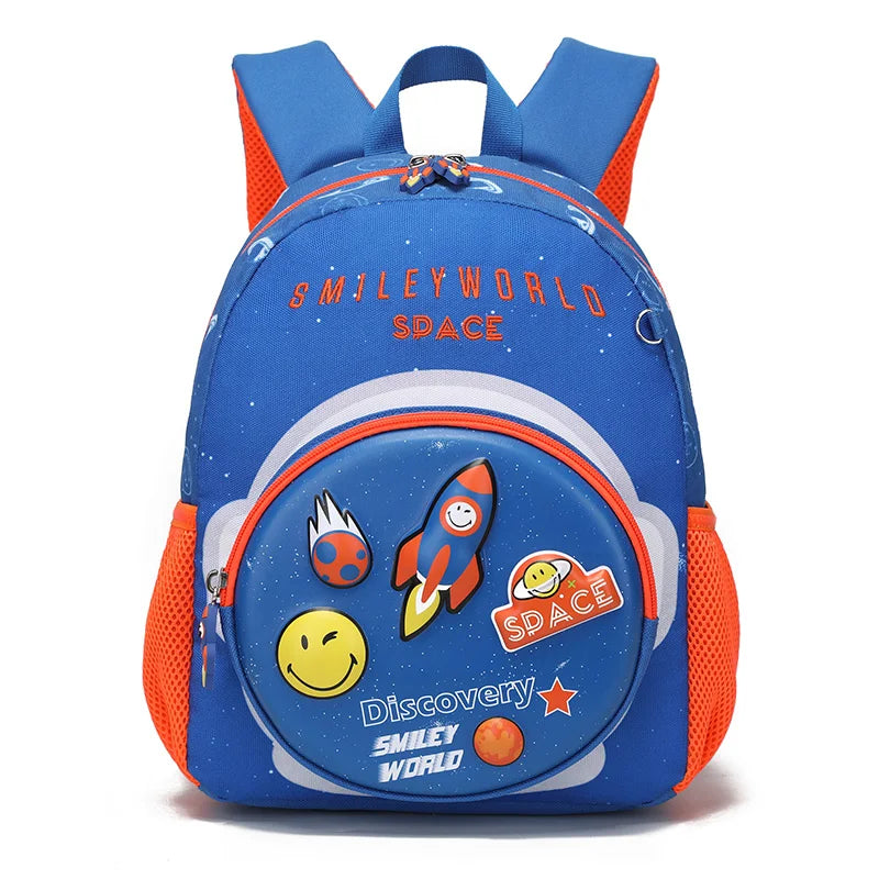 3D Cartoon Kindergarten School Backpack Waterproof Nylon Baby Bag 11 inch