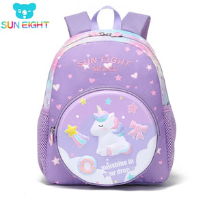 3D Cartoon Kindergarten School Backpack Waterproof Nylon Baby Bag 11 inch