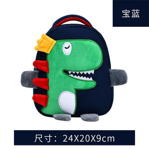 3D Dinosaur Waterproof Backpack for Baby Boys Girls