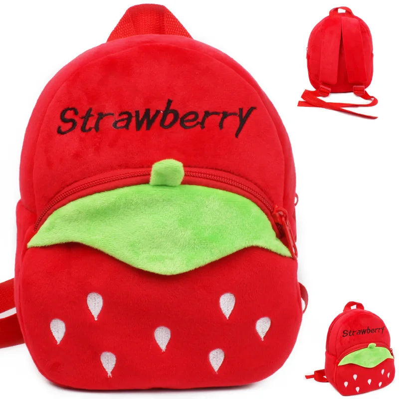 Baby School Bags Plush Backpack Mini Bags Children Cartoon Kindergarten Toddler