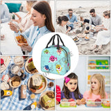 Baby Sharks Ocean Lunch Bags Insulated Food Case Cooler Bento Box for Kids