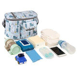 Cartoon Pattern Baby Stroller Bag Large Capacity Waterproof Diaper Storage