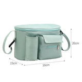 Waterproof Baby Stroller Organizer Bag Large Capacity Bottle Holder