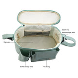 Waterproof Baby Stroller Organizer Bag Large Capacity Bottle Holder