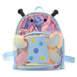 Girls School Bags Leather Backpack Butterfly Princess Girls Bag