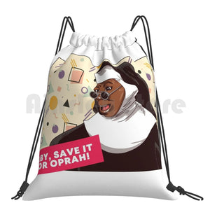 Sister Act Backpack Drawstring Bag Waterproof 90s Film