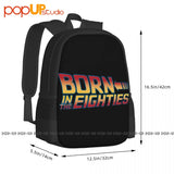 Back To The Future 80s Born Large Backpack