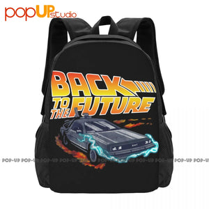 Back To The Future Backpack Large Capacity Print Training Sports Style