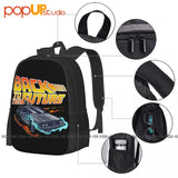 Back To The Future Backpack Large Capacity Print Training Sports Style