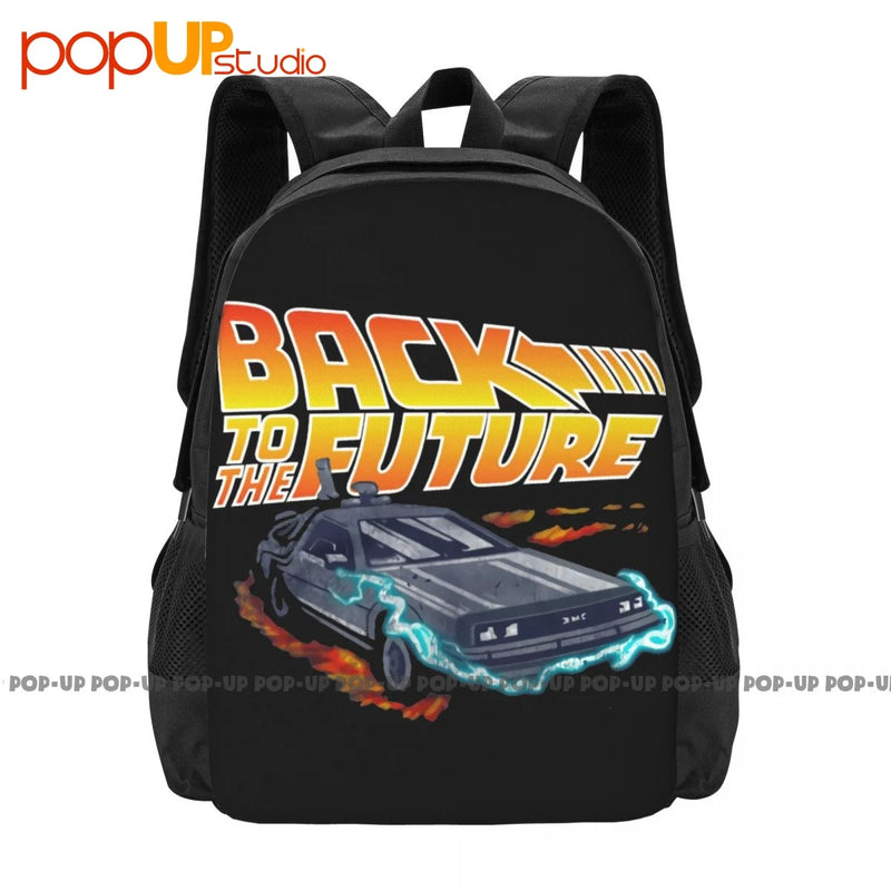 Back To The Future Backpack Large Capacity Print Training Sports Style