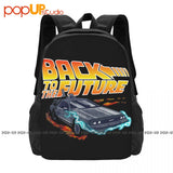 Back To The Future Backpack Large Capacity Print Training Sports Style