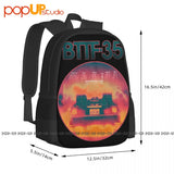 Back To The Future Movie Bttf-35 Backpack Large Capacity Print Foldable Sports B