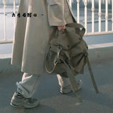 Unisex Vintage Backpack Women High-Capacity Softback Bookbag