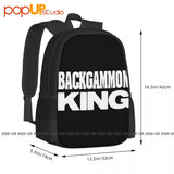 Backgammon Kingpick Backpack Large Capacity Portable 3d Printing Bags