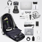 15 inch Unisex Solid Casual Backpack Anti Theft Backpack