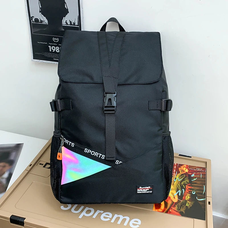 Backpack Students School Bag Large Capacity Youth Unisex Couples