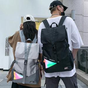Backpack Students School Bag Large Capacity Youth Unisex Couples