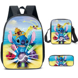 Stitch Backpack 3pcs Set for Boys Girls with Pen Bag