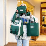 Canvas High School Backpack Bags For Teenage Girl