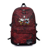 Anime Cuphead Unisex Schoolbag Casual High Fabric Backpack