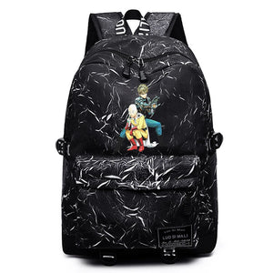 One Punch-Man Anime Backpack High Schoolbag Casual Teenger Packsack
