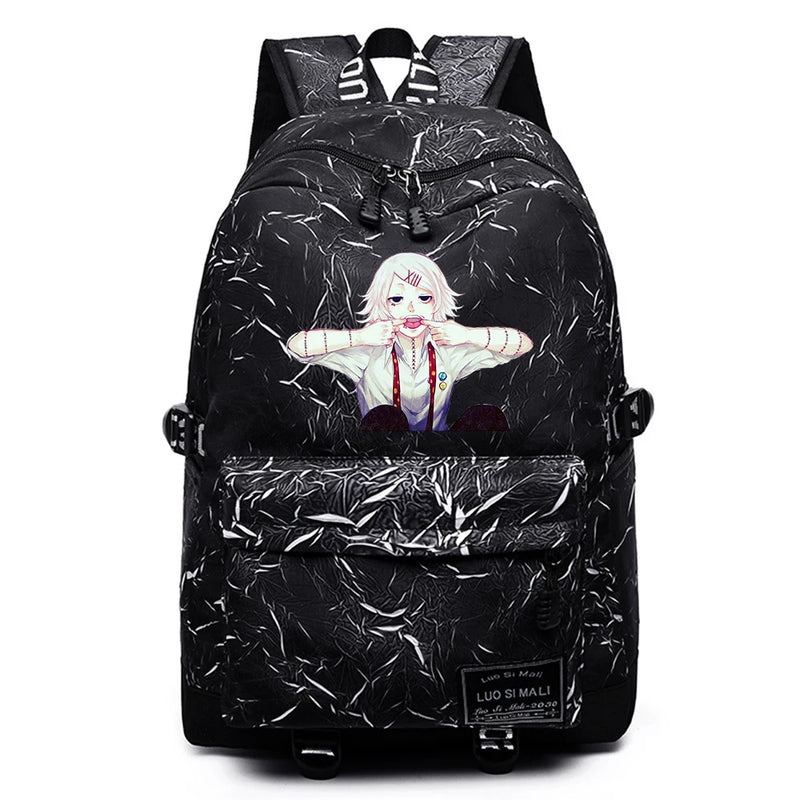 Anime Tokyo Ghoul Backpack Teenger High Schoolbag Casual Packsack