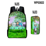 Backpack Boy Delicate Girl Pattern Cartoon Set
