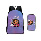 Anime Gabby's Doll House Backpack Set