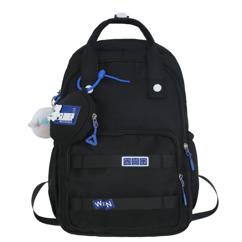 Waterproof Pink Backpack Candy Women Laptop School Bags For Teenage Girls