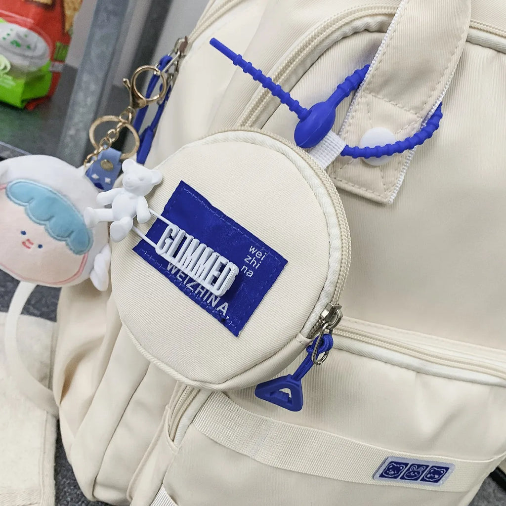 Waterproof Pink Backpack Candy Women Laptop School Bags For Teenage Girls