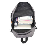 Canvas Travel Backpack Unisex Laptop Bag Student Rucksack Casual Daypack