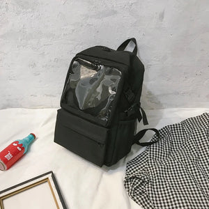Clear School Bag Kids Teenager Laptop Women Girl Backpacks Transparent