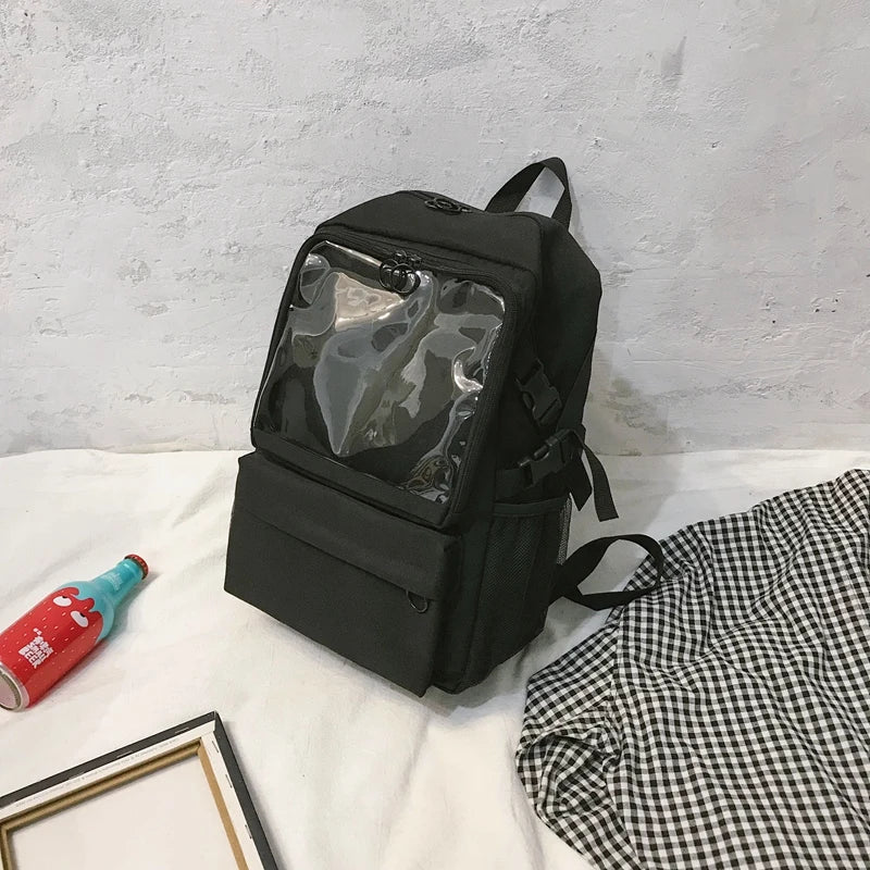 Clear School Bag Kids Teenager Laptop Women Girl Backpacks Transparent