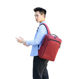 Backpack Computer Bag with USB Charging Port, Adjustable Shoulder Strap