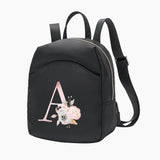 Pink Flower Pattern Crossbody Bag for Women Girls