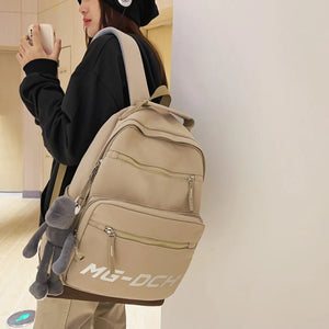 Waterproof Laptop Backpack Female College Student Bag