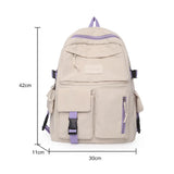 Canvas School Bag Small Shoulder Bag Solid Phone Bag