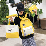 Small Fresh Cat Girls School Backpack