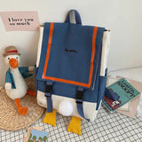 Sweet Girl Student School Bag Ins Net Red Soft Duck