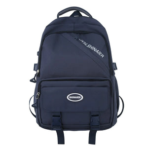 Canvas School Bag for Teenage Girl Casual Rucksack Travel