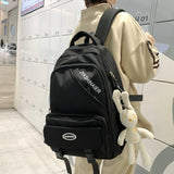 Canvas School Bag for Teenage Girl Casual Rucksack Travel