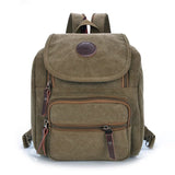 Canvas School Backpack Women Bag Female
