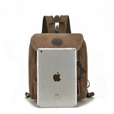 Canvas School Backpack Women Bag Female