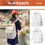 Floral Prints Large Capacity Teenager Backpack