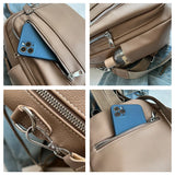 Girls Solid Middle School Student Backpack Hiking Travel Knapsack