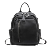 Girls Solid Middle School Student Backpack Hiking Travel Knapsack